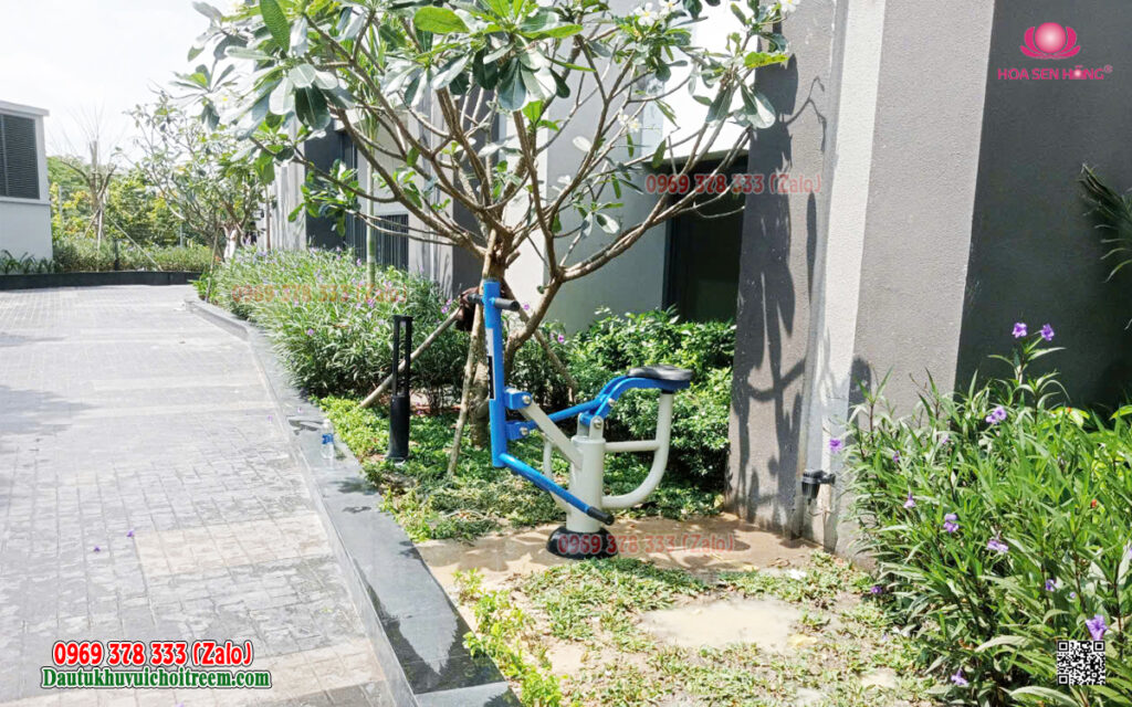 Thi công sân chơi ngoài trời chung cư The Maison TDM
