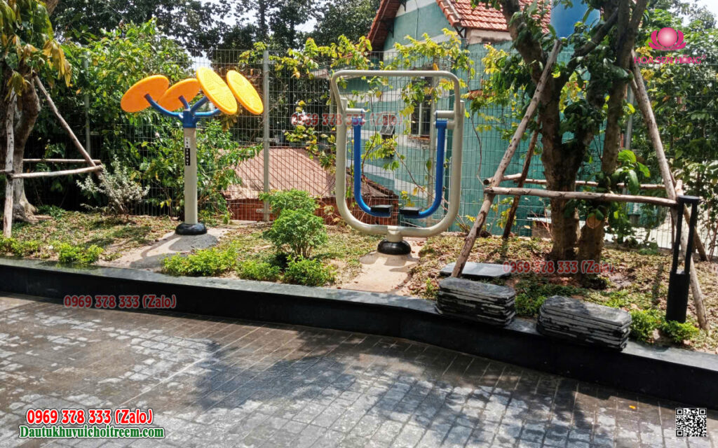 Thi công sân chơi ngoài trời chung cư The Maison TDM