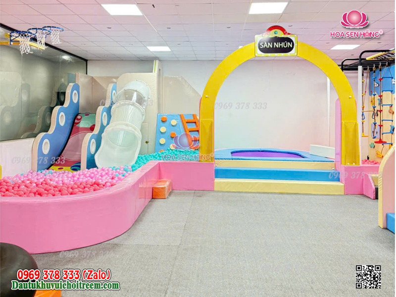 công trình lắp đặt khu vui chơi tại Bà Rịa