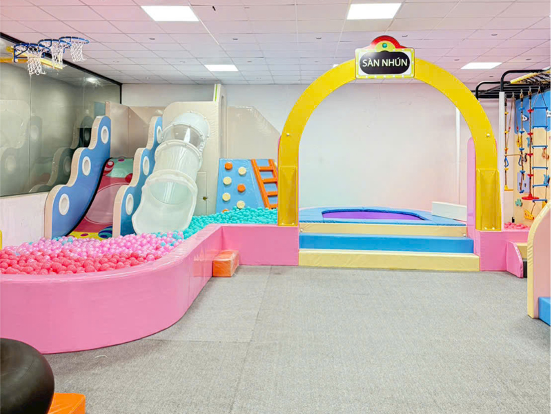 Thi công khu vui chơi tại Bà Rịa 220m vuông