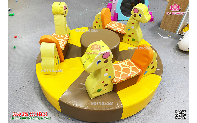 THI CÔNG KHU VUI CHƠI TRẺ EM GIRA KID, 180m vuông. 14 Thi công khu vui chơi trẻ em gira kid