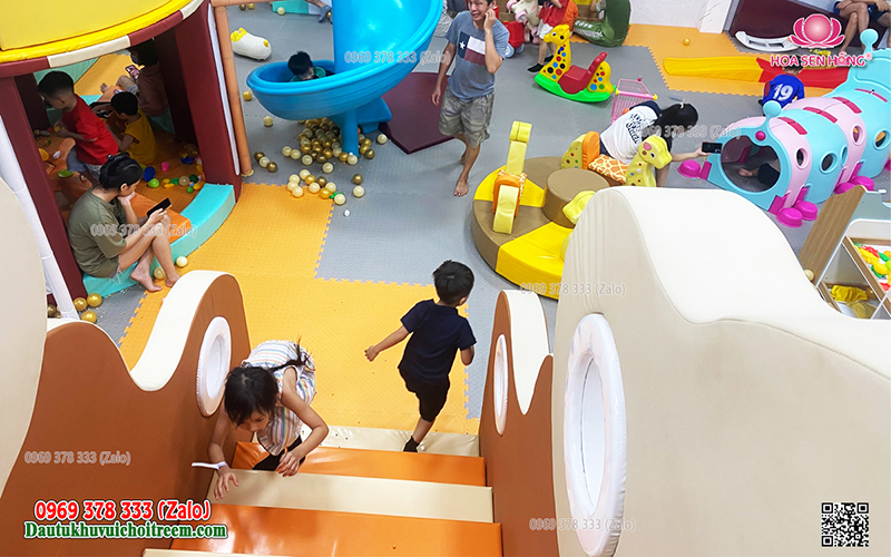 THI CÔNG KHU VUI CHƠI TRẺ EM GIRA KID, 180m vuông. 28 khu vui choi GIRA KID 3