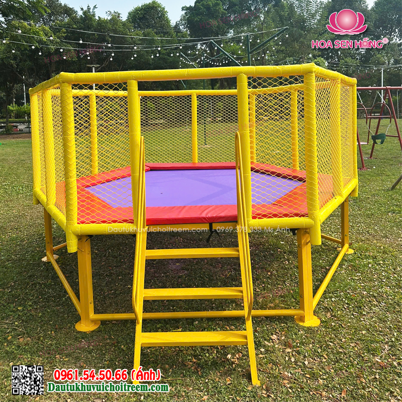 Lắp đặt khu vui chơi ngoài trời - Trò chơi sàn nhún ngoài trời 