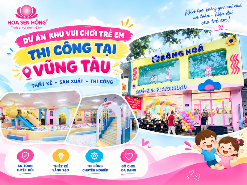 Thi công khu vui chơi tại Vũng Tàu
